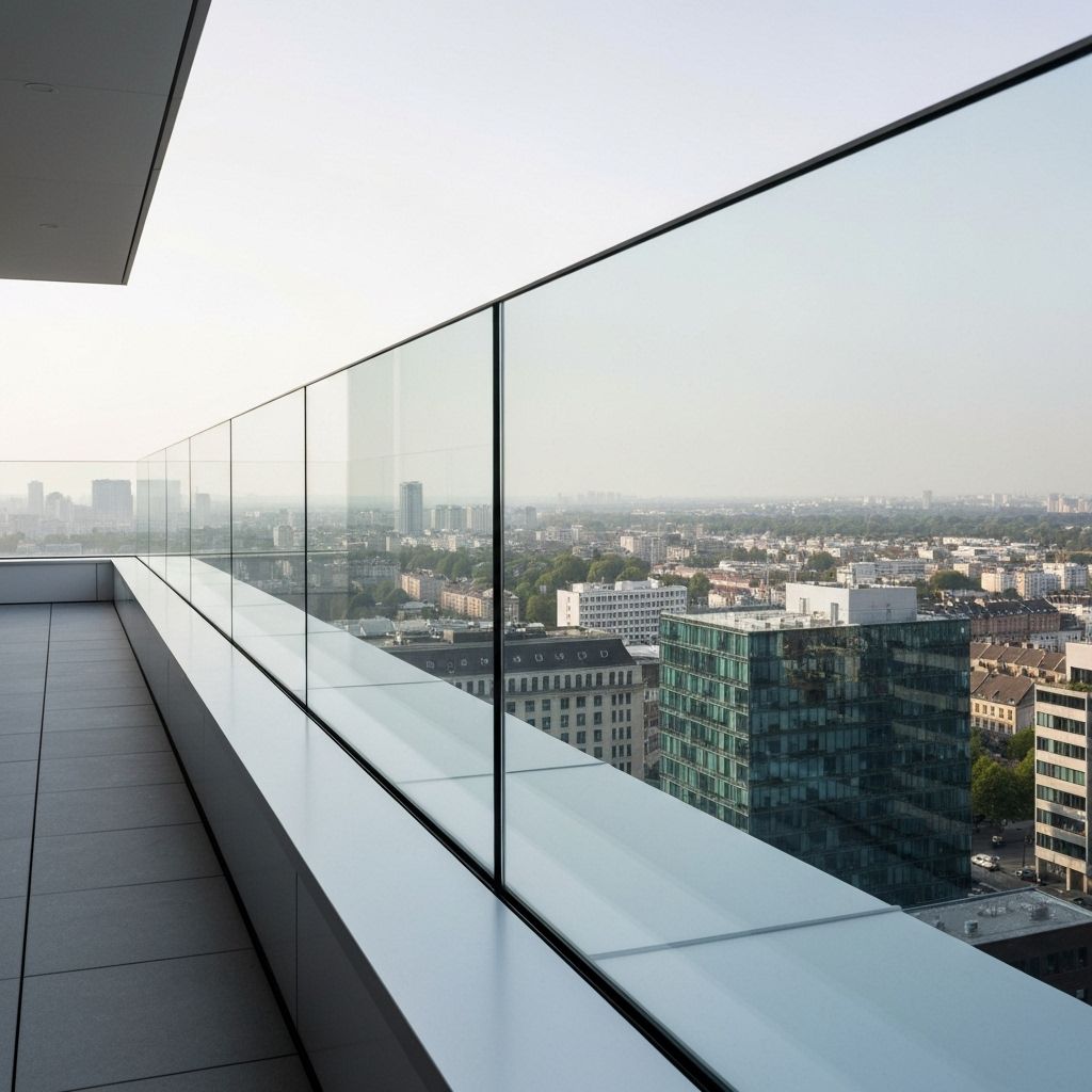 12 MM Glass Railing Work image